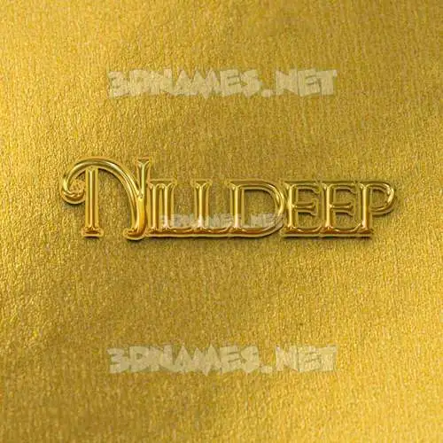 nilldeep in All Gold style - 3D name wallpaper nilldeep in All Gold style - 3D name wallpaper