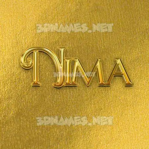 nima in All Gold style - 3D name wallpaper nima in All Gold style - 3D name wallpaper