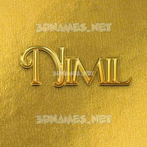 nimil in All Gold style - 3D name wallpaper nimil in All Gold style - 3D name wallpaper