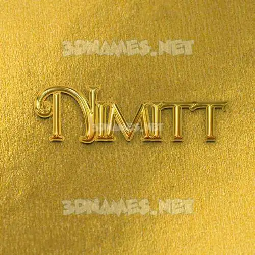 nimitt in All Gold style - 3D name wallpaper nimitt in All Gold style - 3D name wallpaper