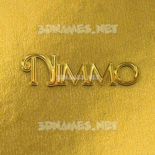 nimmo in All Gold style - 3D name wallpaper nimmo in All Gold style - 3D name wallpaper