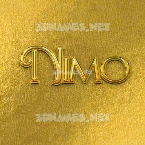 nimo in All Gold style - 3D name wallpaper nimo in All Gold style - 3D name wallpaper