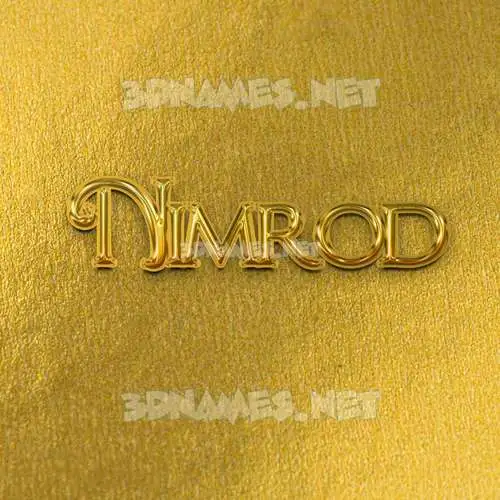 nimrod in All Gold style - 3D name wallpaper nimrod in All Gold style - 3D name wallpaper