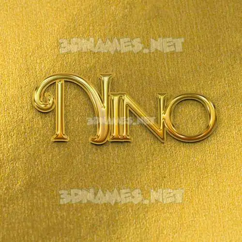 nino in All Gold style - 3D name wallpaper nino in All Gold style - 3D name wallpaper