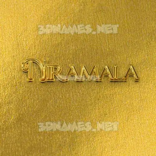 niramala in All Gold style - 3D name wallpaper niramala in All Gold style - 3D name wallpaper