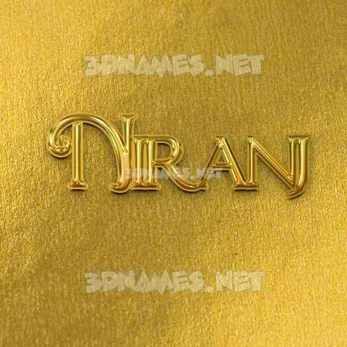 niranj in All Gold style - 3D name wallpaper niranj in All Gold style - 3D name wallpaper