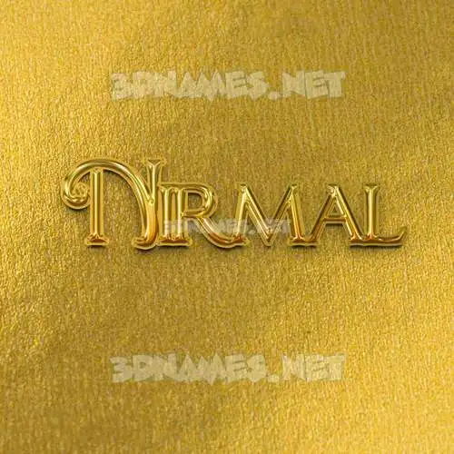 nirmal in All Gold style - 3D name wallpaper nirmal in All Gold style - 3D name wallpaper
