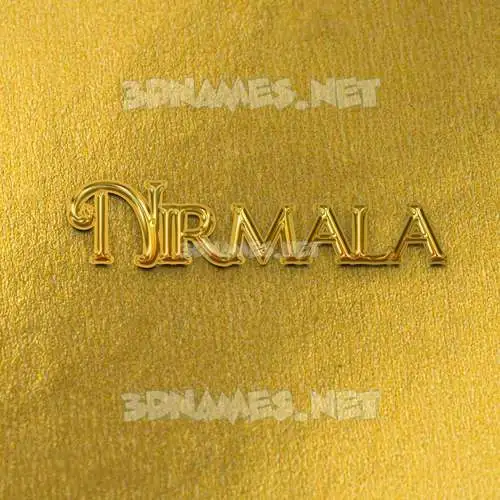 nirmala in All Gold style - 3D name wallpaper nirmala in All Gold style - 3D name wallpaper