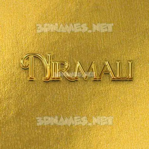 nirmali in All Gold style - 3D name wallpaper nirmali in All Gold style - 3D name wallpaper