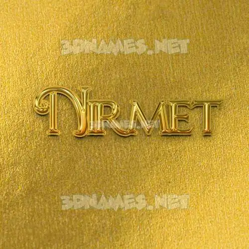 nirmet in All Gold style - 3D name wallpaper nirmet in All Gold style - 3D name wallpaper