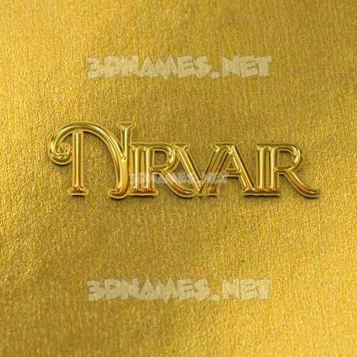 nirvair in All Gold style - 3D name wallpaper nirvair in All Gold style - 3D name wallpaper