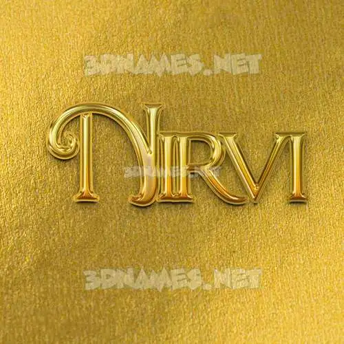 nirvi in All Gold style - 3D name wallpaper nirvi in All Gold style - 3D name wallpaper
