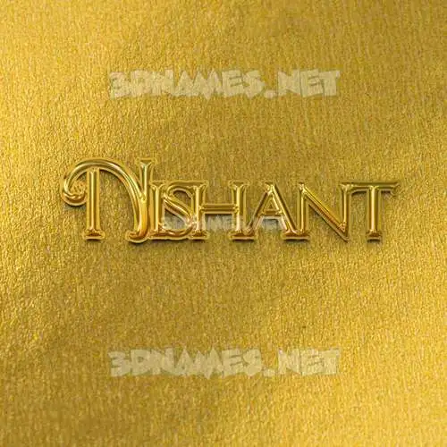 nishant in All Gold style - 3D name wallpaper nishant in All Gold style - 3D name wallpaper