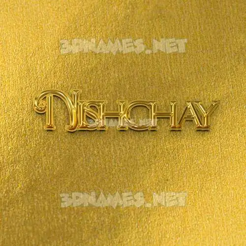 nishchay in All Gold style - 3D name wallpaper nishchay in All Gold style - 3D name wallpaper