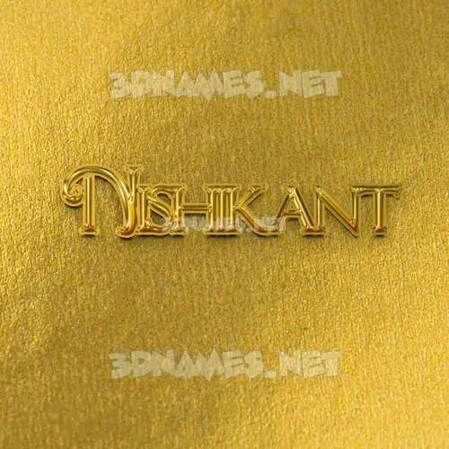 nishikant in All Gold style - 3D name wallpaper nishikant in All Gold style - 3D name wallpaper