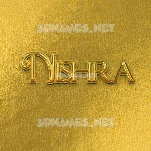 nishra in All Gold style - 3D name wallpaper nishra in All Gold style - 3D name wallpaper
