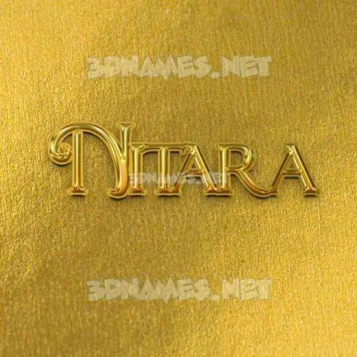 nitara in All Gold style - 3D name wallpaper nitara in All Gold style - 3D name wallpaper