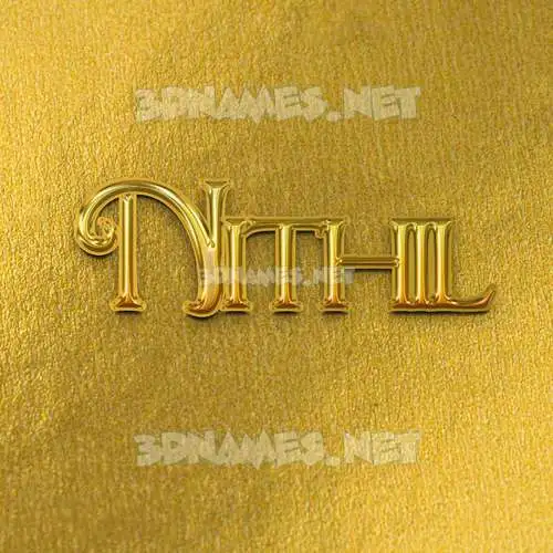 nithil in All Gold style - 3D name wallpaper nithil in All Gold style - 3D name wallpaper