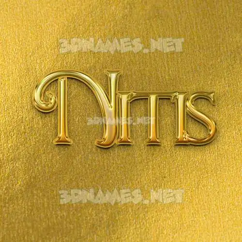 nitis in All Gold style - 3D name wallpaper nitis in All Gold style - 3D name wallpaper