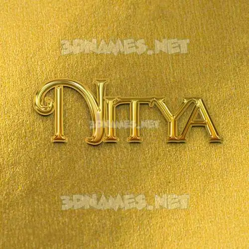 nitya in All Gold style - 3D name wallpaper nitya in All Gold style - 3D name wallpaper