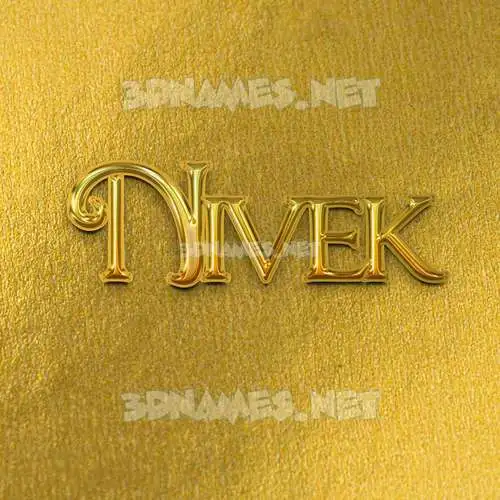 nivek in All Gold style - 3D name wallpaper nivek in All Gold style - 3D name wallpaper