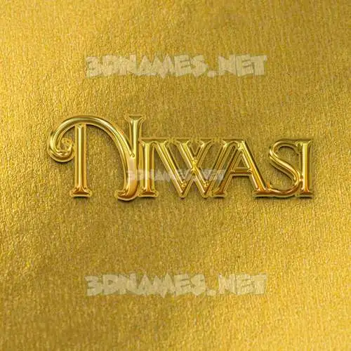 niwasi in All Gold style - 3D name wallpaper niwasi in All Gold style - 3D name wallpaper