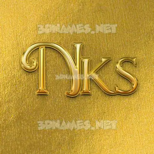 nks in All Gold style - 3D name wallpaper nks in All Gold style - 3D name wallpaper