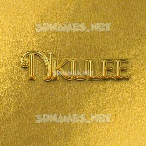 nkulee in All Gold style - 3D name wallpaper nkulee in All Gold style - 3D name wallpaper