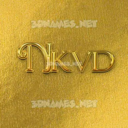 nkvd in All Gold style - 3D name wallpaper nkvd in All Gold style - 3D name wallpaper