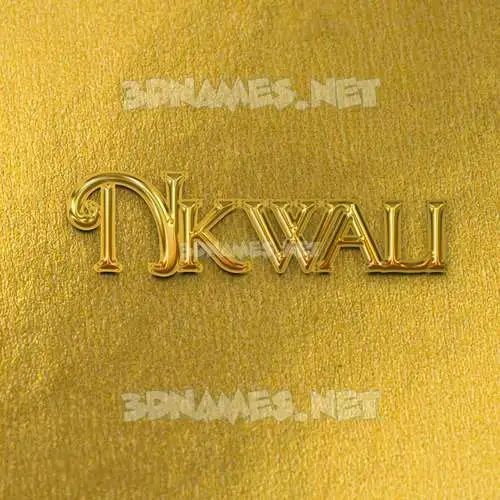 nkwali in All Gold style - 3D name wallpaper nkwali in All Gold style - 3D name wallpaper