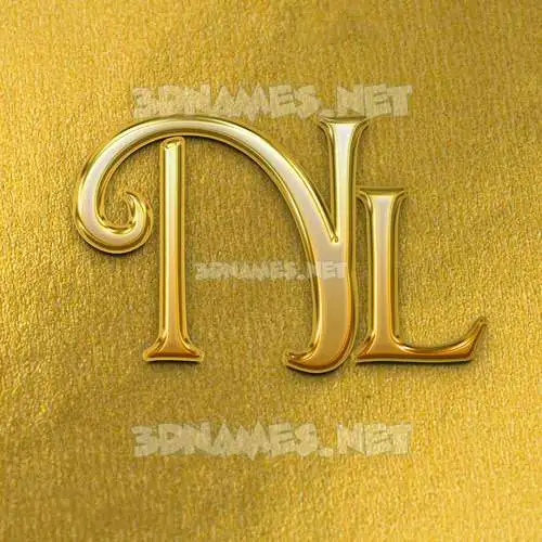 nl in All Gold style - 3D name wallpaper nl in All Gold style - 3D name wallpaper