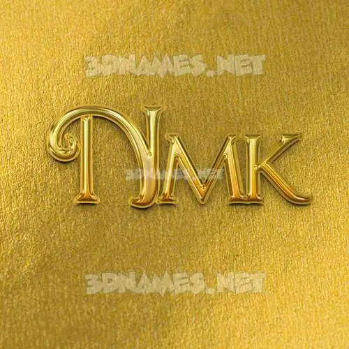 nmk in All Gold style - 3D name wallpaper nmk in All Gold style - 3D name wallpaper