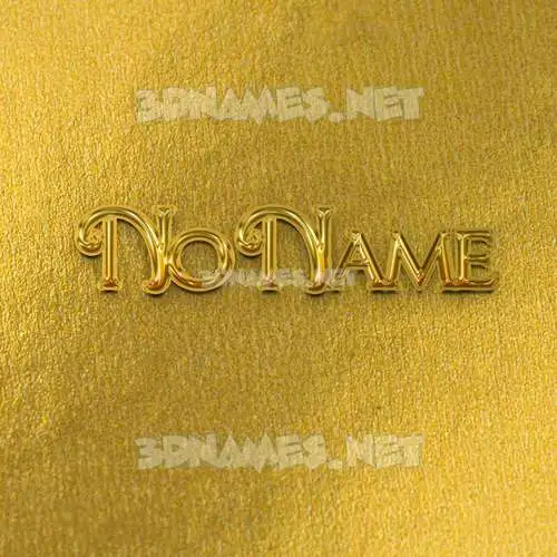 no name in All Gold style - 3D name wallpaper no name in All Gold style - 3D name wallpaper