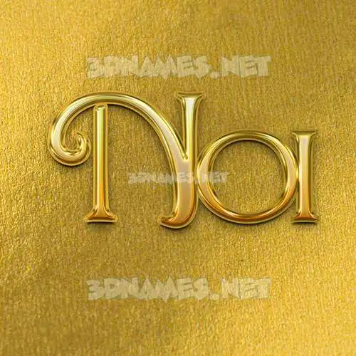 noi in All Gold style - 3D name wallpaper noi in All Gold style - 3D name wallpaper