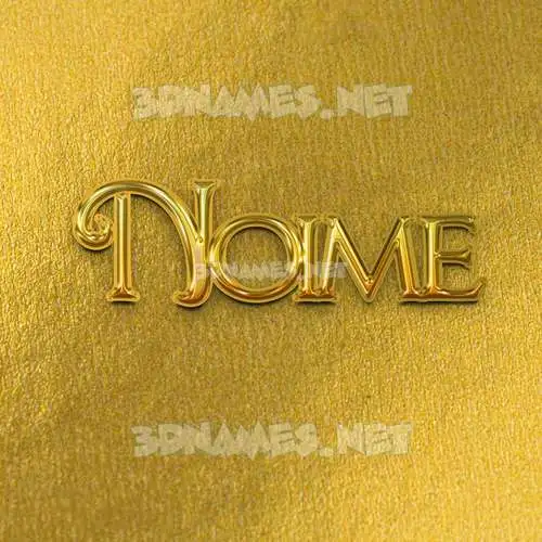 noime in All Gold style - 3D name wallpaper noime in All Gold style - 3D name wallpaper