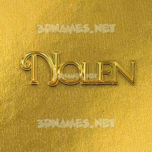 nolen in All Gold style - 3D name wallpaper nolen in All Gold style - 3D name wallpaper
