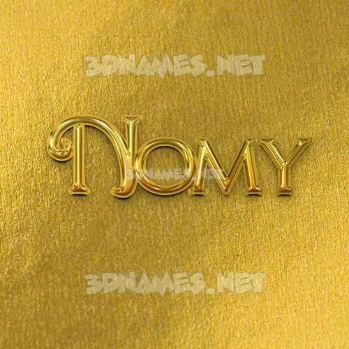 nomy in All Gold style - 3D name wallpaper nomy in All Gold style - 3D name wallpaper