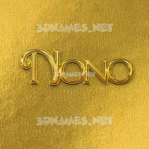 nono in All Gold style - 3D name wallpaper nono in All Gold style - 3D name wallpaper