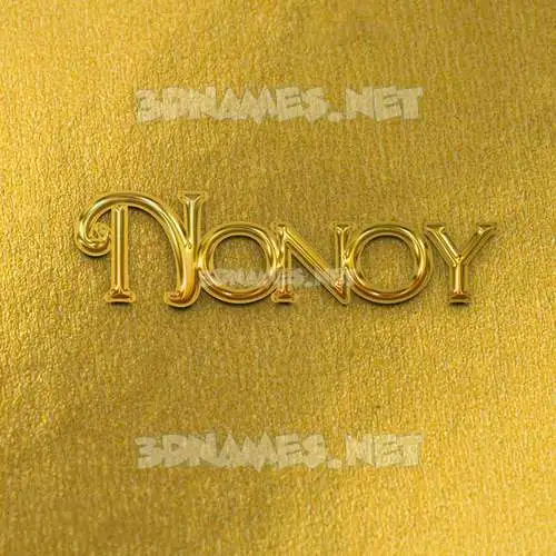 nonoy in All Gold style - 3D name wallpaper nonoy in All Gold style - 3D name wallpaper