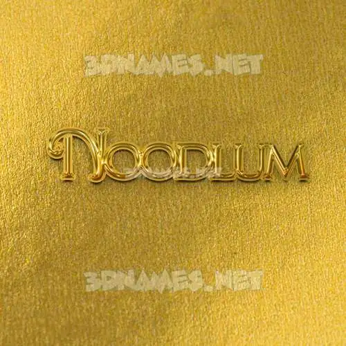noodlum in All Gold style - 3D name wallpaper noodlum in All Gold style - 3D name wallpaper