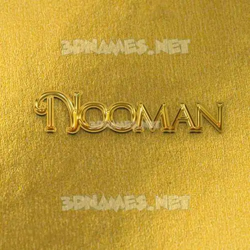 nooman in All Gold style - 3D name wallpaper nooman in All Gold style - 3D name wallpaper
