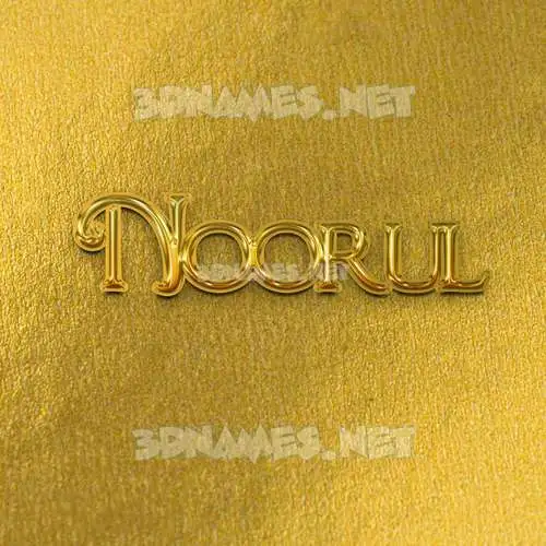 noorul in All Gold style - 3D name wallpaper noorul in All Gold style - 3D name wallpaper
