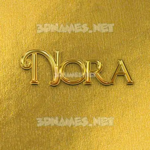nora in All Gold style - 3D name wallpaper nora in All Gold style - 3D name wallpaper