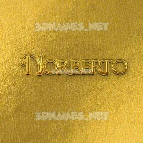norberto in All Gold style - 3D name wallpaper norberto in All Gold style - 3D name wallpaper