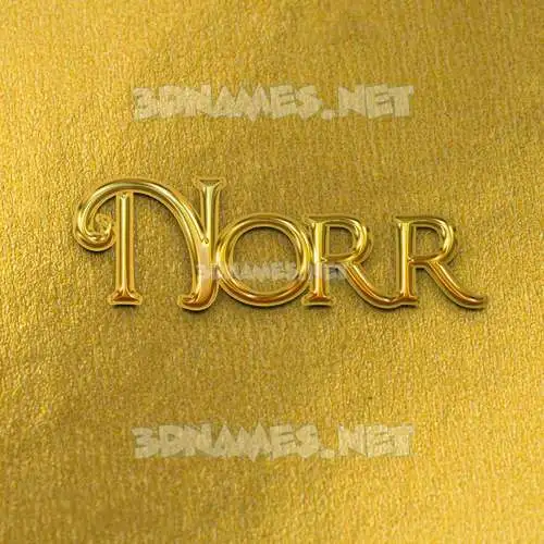 norr in All Gold style - 3D name wallpaper norr in All Gold style - 3D name wallpaper