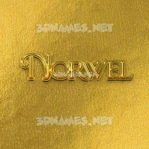 norwel in All Gold style - 3D name wallpaper norwel in All Gold style - 3D name wallpaper