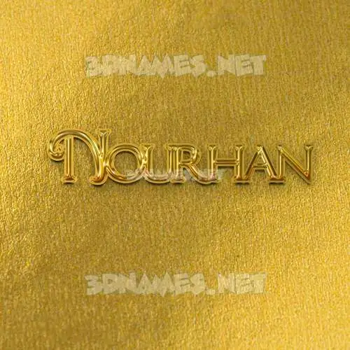 nourhan in All Gold style - 3D name wallpaper nourhan in All Gold style - 3D name wallpaper