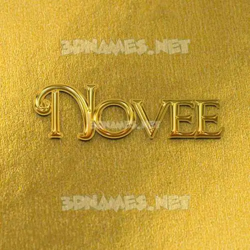 novee in All Gold style - 3D name wallpaper novee in All Gold style - 3D name wallpaper