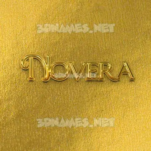 novera in All Gold style - 3D name wallpaper novera in All Gold style - 3D name wallpaper