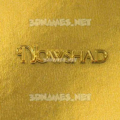 nowshad in All Gold style - 3D name wallpaper nowshad in All Gold style - 3D name wallpaper